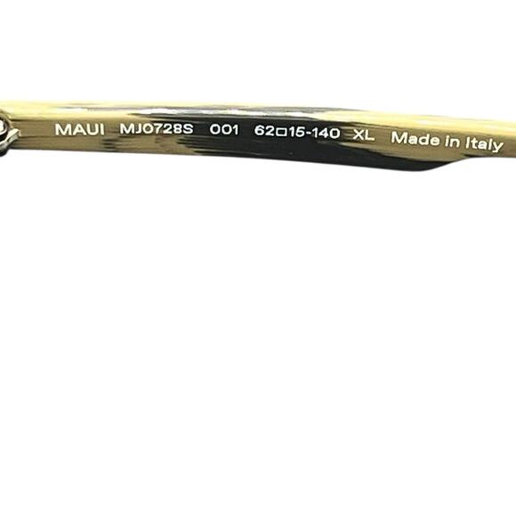 Maui Jim Castles Polarized Aviator Sunglasses MJ0728S-001 NIB - Picture 6 of 10